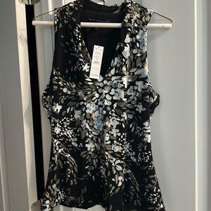 White House black market sleeveless top NWT